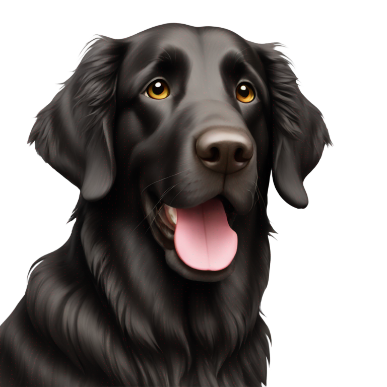 genmoji : Retriever à poil plat