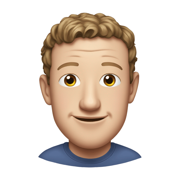 genmoji：马克·扎克伯格