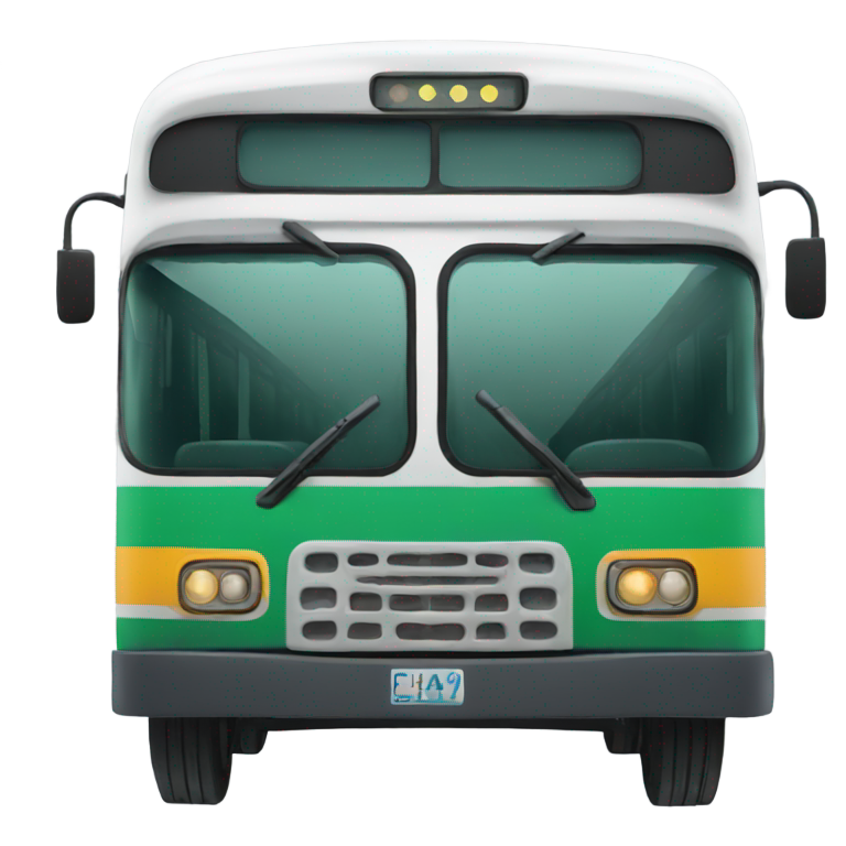 genmoji：智利圣地亚哥公交车