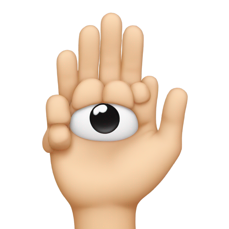 genmoji : Visage caché par la main