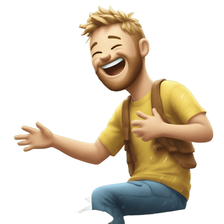 genmoji：kipton klages rigby, living life so big and free, in the sunshine and the rain, making joy from everyday pain