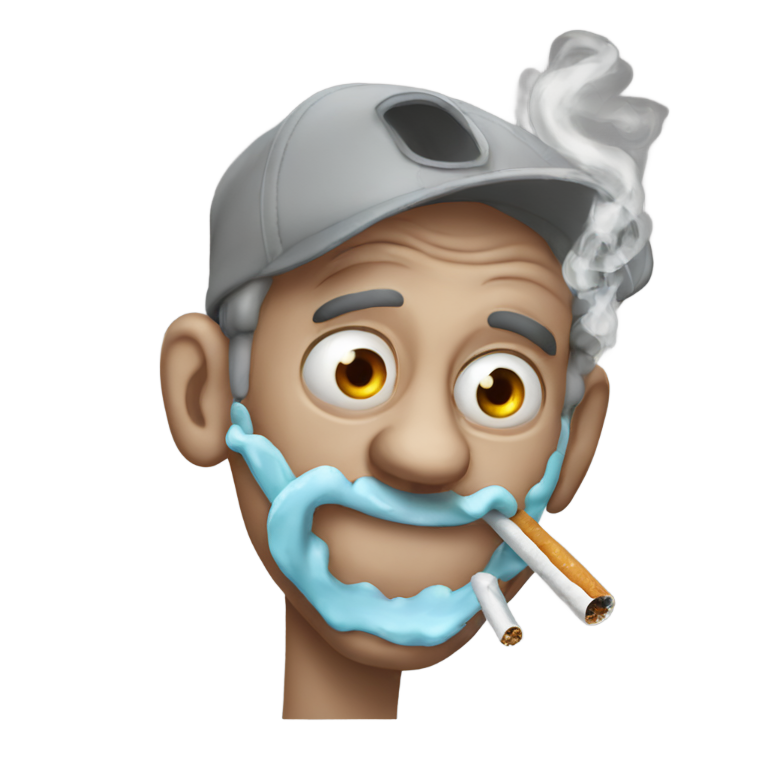 genmoji：角色吸食冰毒，眼睛像发疯一样旋转