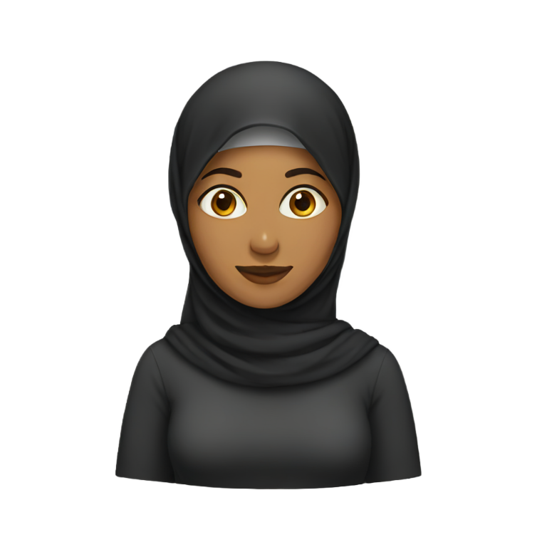 絵文字：イスラムの女性