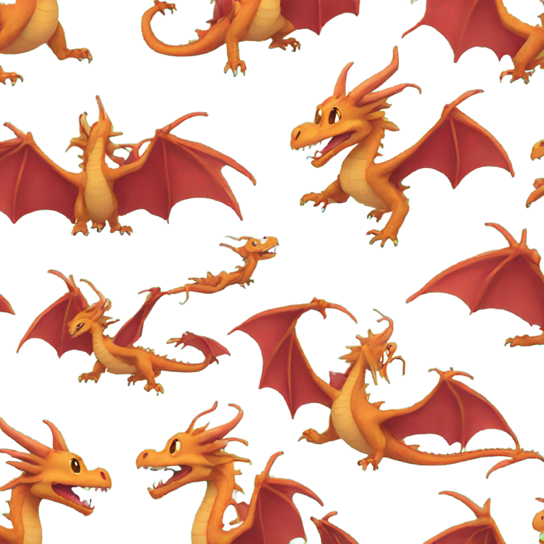 genmoji: dragon qui fais un bisous