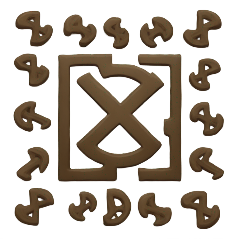 絵文字：ナチス40年代のハーケンクロイツ