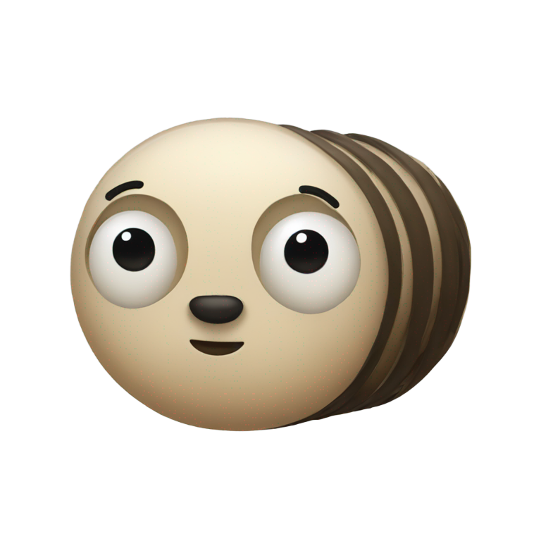 genmoji：卷卷虫