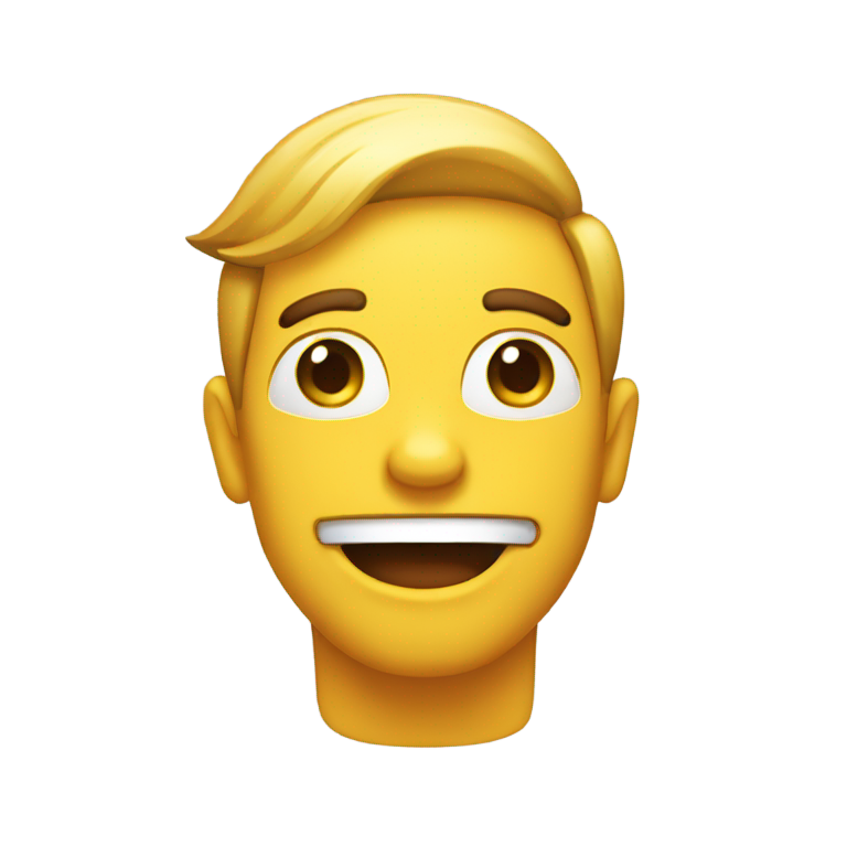 絵文字：make an emoji with it’s tongue out and hands to the side