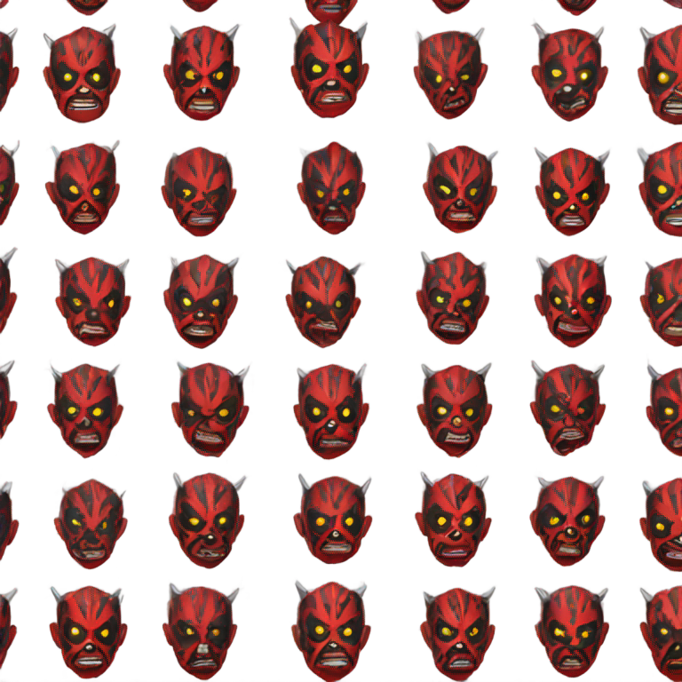 genmoji：愤怒的表情符号，看起来像达斯·摩尔