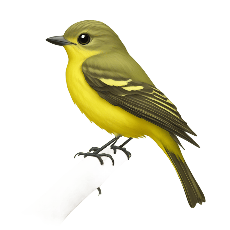 genmoji：Yellow-bellied Flycatcher