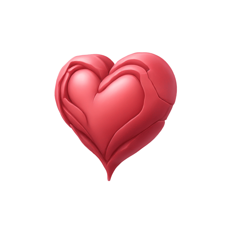 genmoji : Cœur de muscle rose