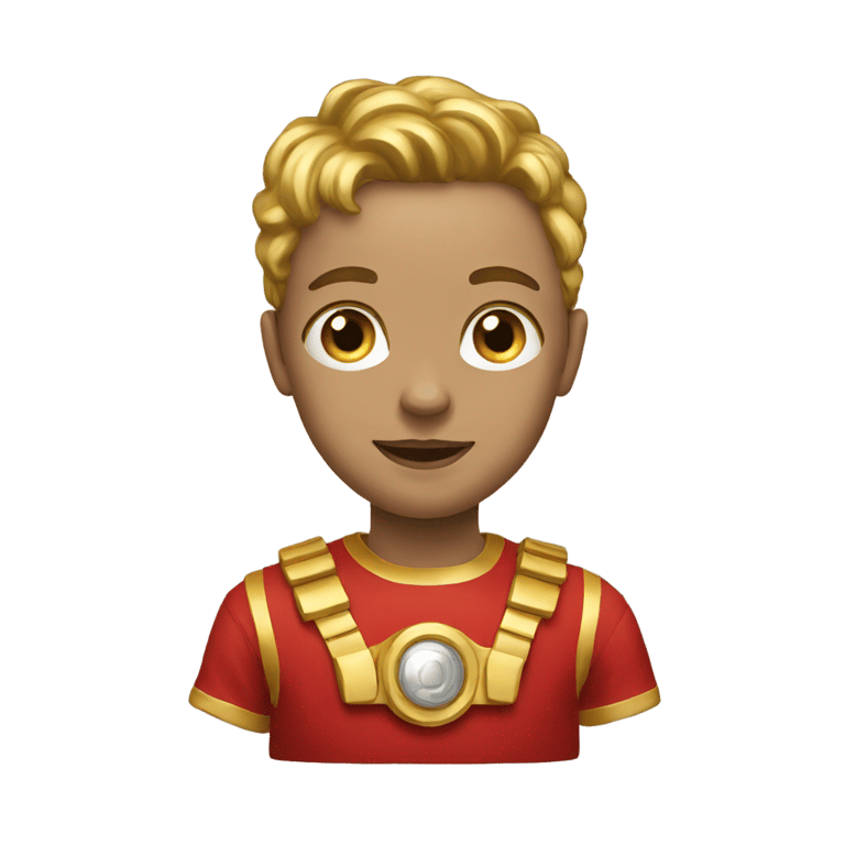 genmoji : The year 2025 with the colors red and gold