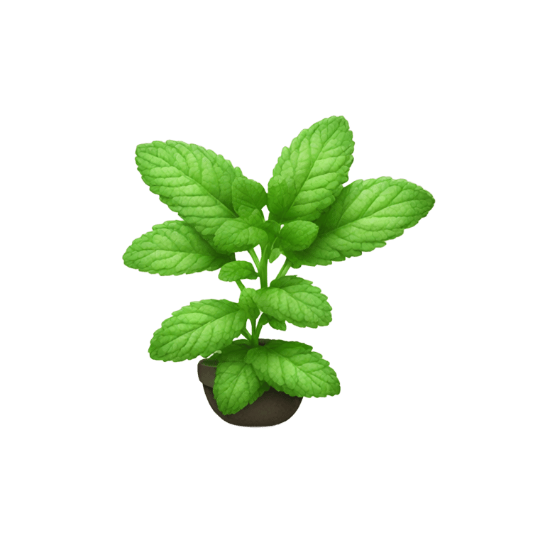 絵文字：mint plant