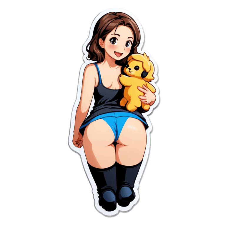 genmoji: girl receiving anal sex
