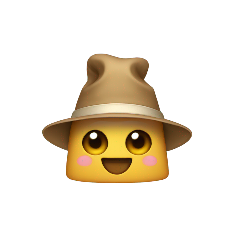 genmoji：戴帽子的老鼠