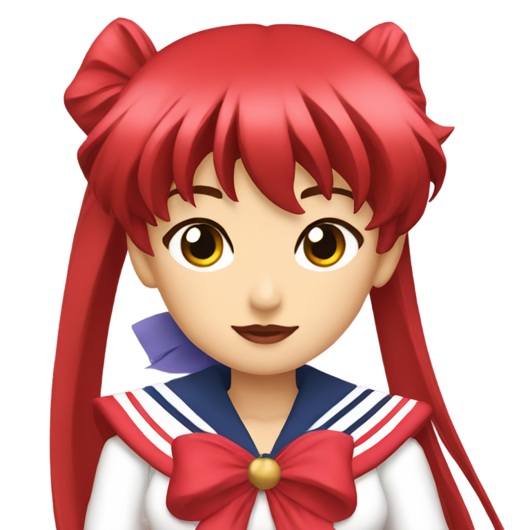 genmoji: Sailor mars