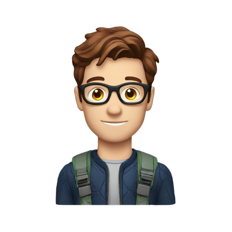 genmoji : Peter Parker
