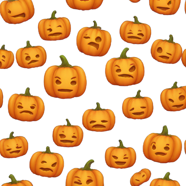 genmoji: Cute Pumpkin