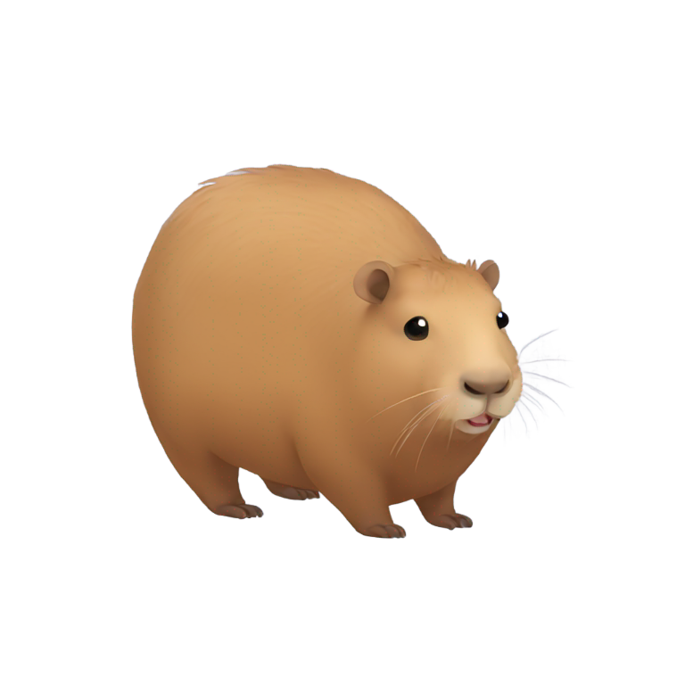 genmoji：可爱的水豚