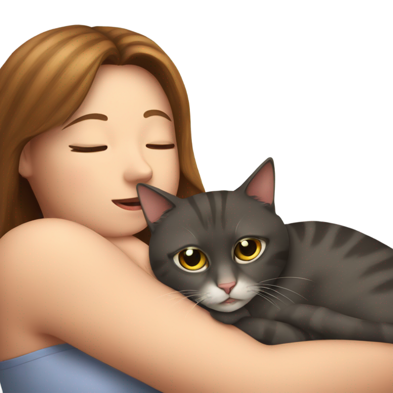 genmoji：猫咪阻止女孩睡觉