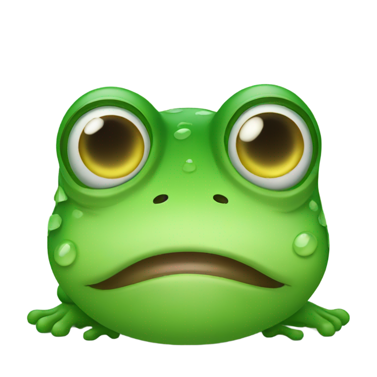 genmoji：哭泣青蛙表情