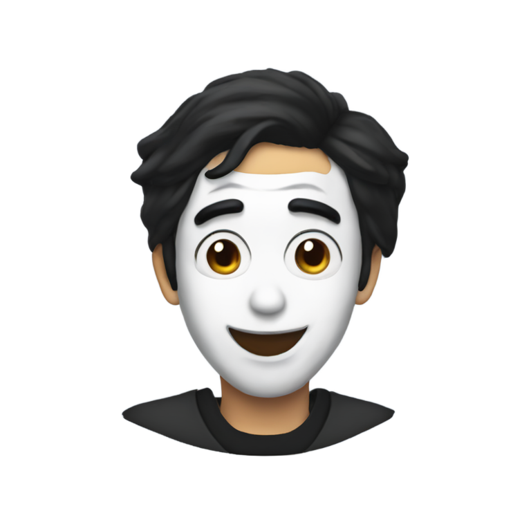 genmoji：扎克·金扮演哑剧演员