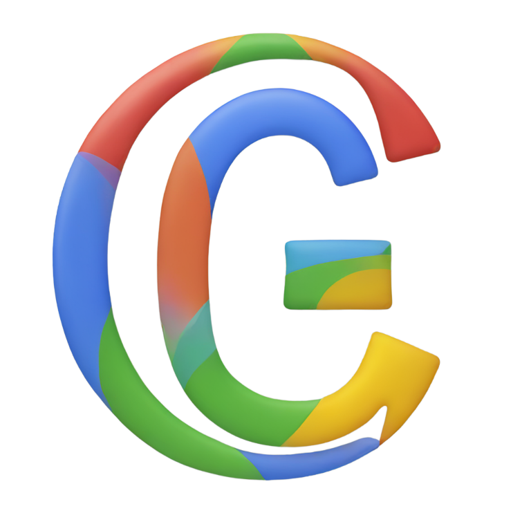 絵文字：Googleロゴで作られたアルファベットの「g」
