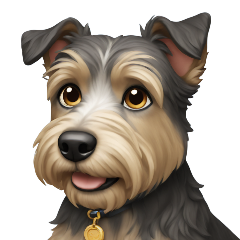 genmoji : Chien terrier de Stanford shire