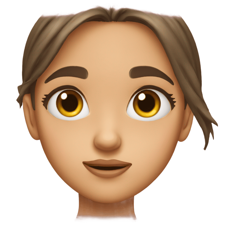 絵文字：girl rolling eyes