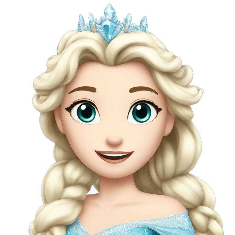 genmoji: Elsa face them Castle

Crown
