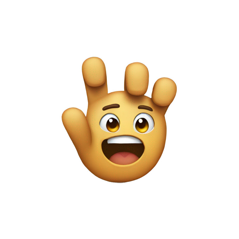 genmoji: sideyeing with middle finger