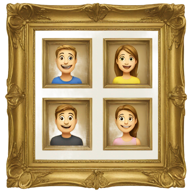 genmoji: 4PICTURE FRAMES
