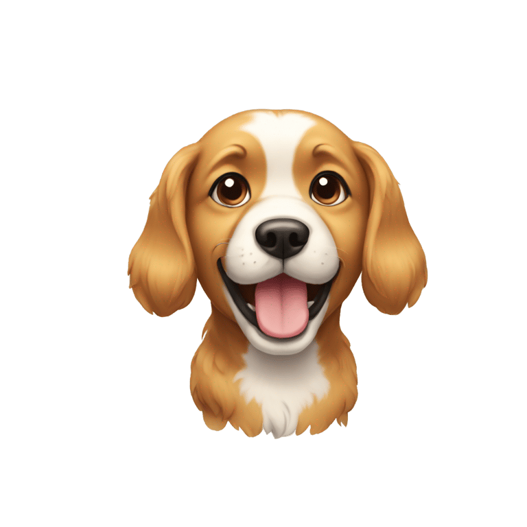 絵文字：a cute dog