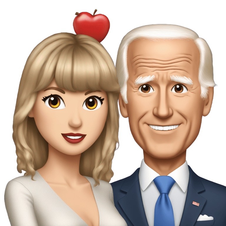 genmoji：泰勒·斯威夫特和乔·拜登
