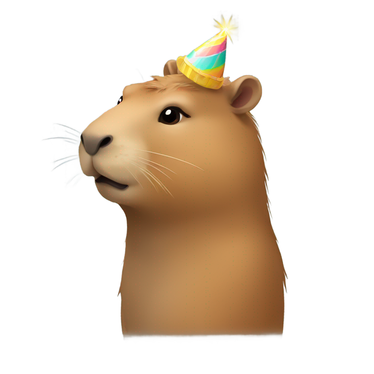 genmoji：生日水豚