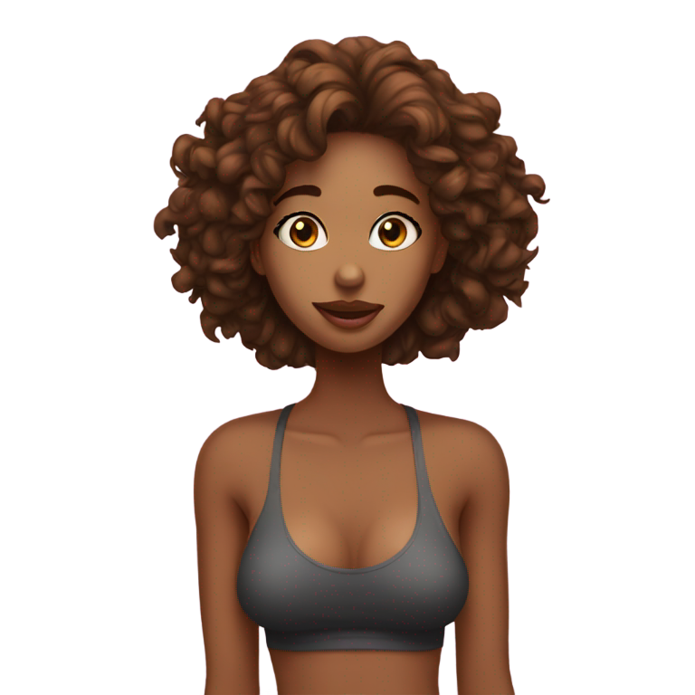 genmoji: hot girl no clothes off