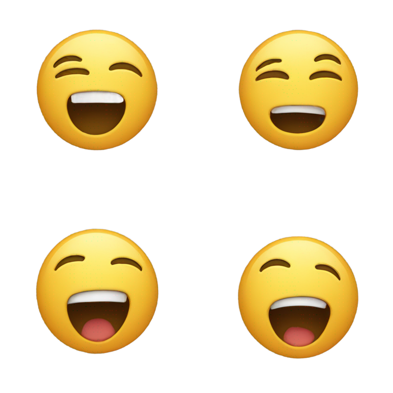 genmoji：Laughing and crying with angry open eyes