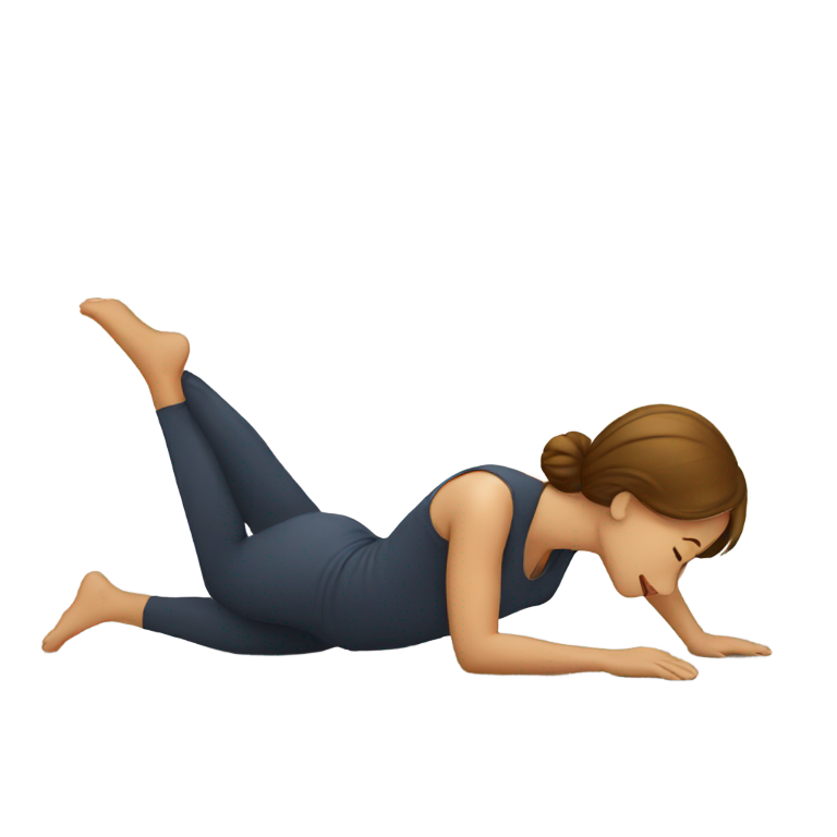 genmoji：女人爬行