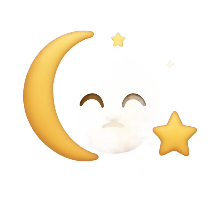 genmoji：星形月亮