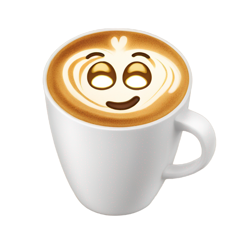 genmoji：恳求拿铁