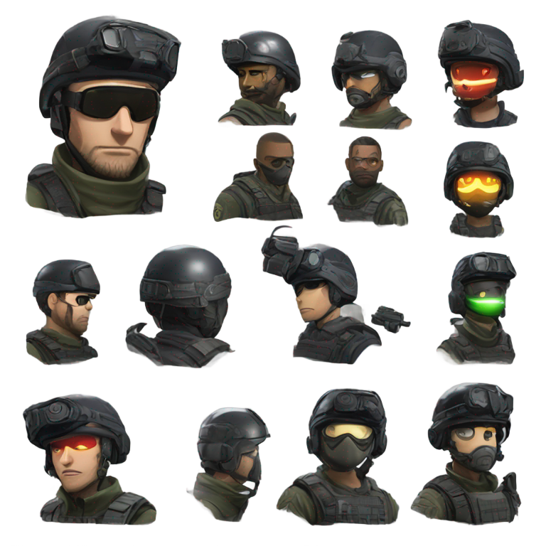 genmoji: rainbow six siege opreator doc