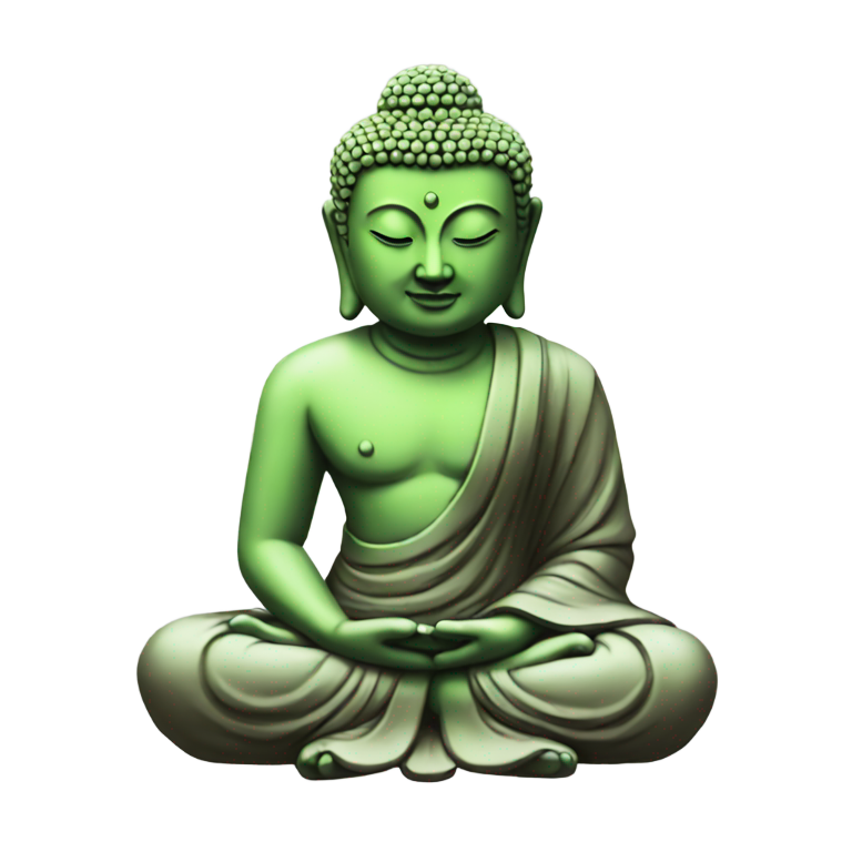 genmoji : Statue de Bouddha