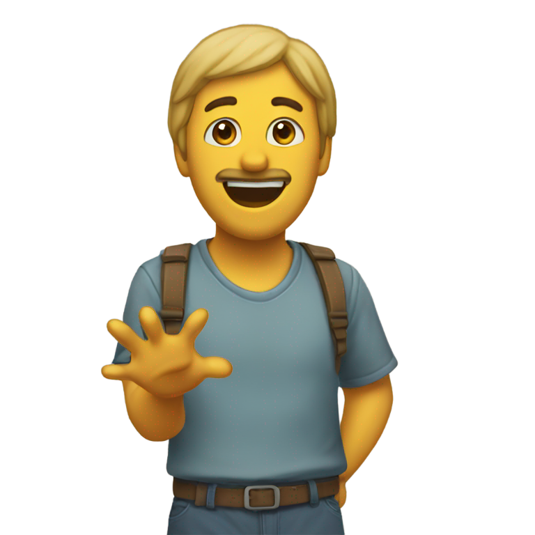 genmoji：卡比·拉梅迷因手势