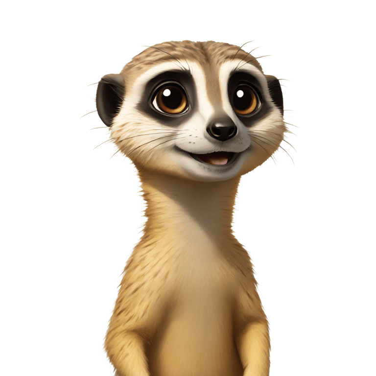 genmoji : meerkat cute