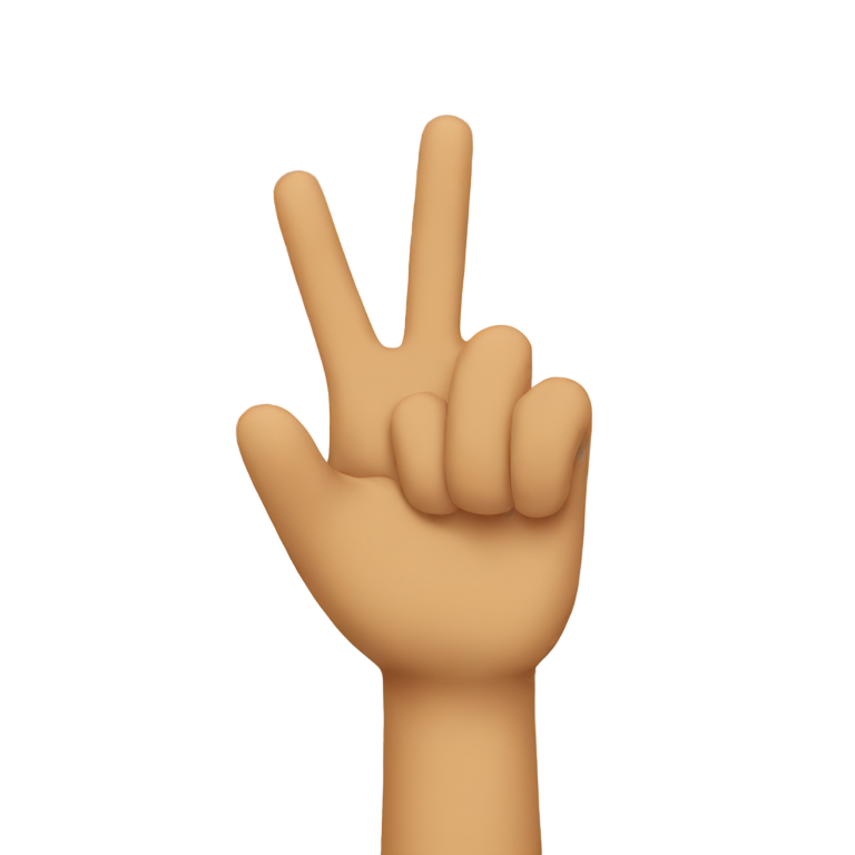 絵文字：ジェンモジが👌🏽のサインをしている