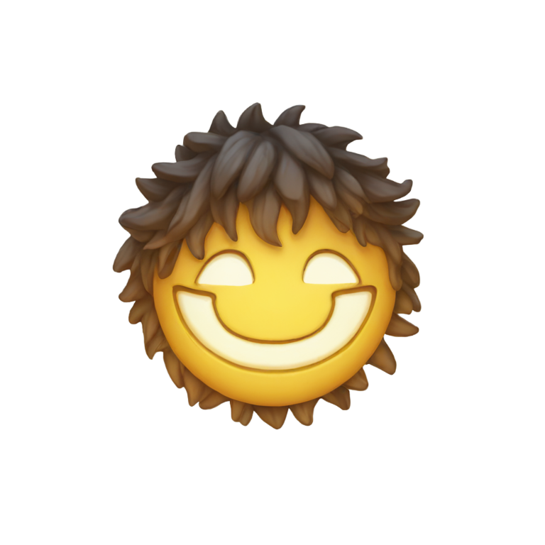 絵文字：顔のない太陽