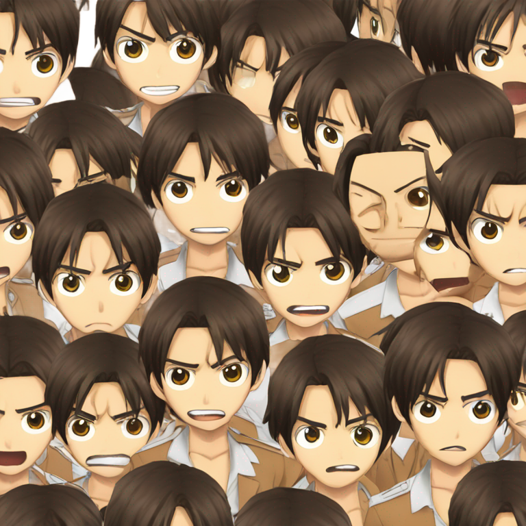 genmoji : Attaque des Titans Eren