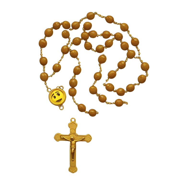genmoji: Rosary beads