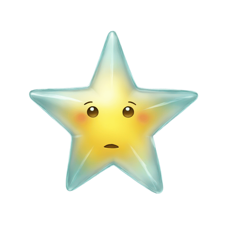 genmoji : Glass star