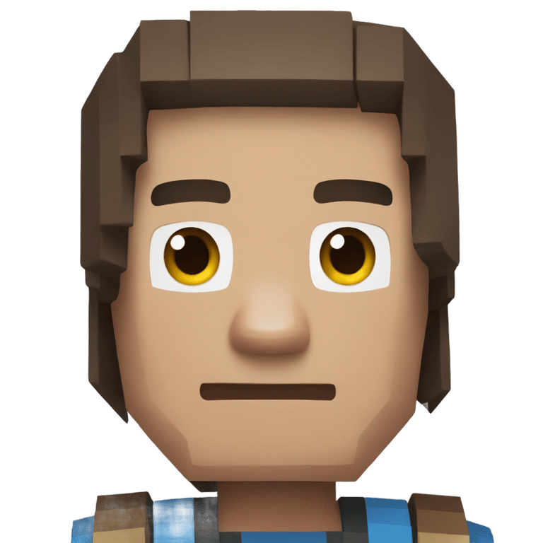 genmoji : Steve from minecraft