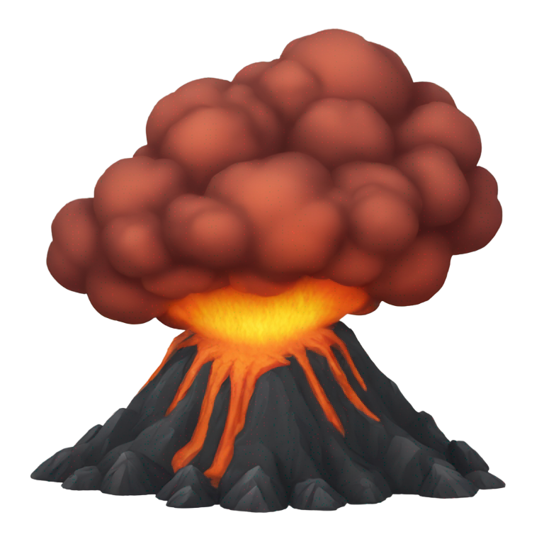 genmoji : vulcano